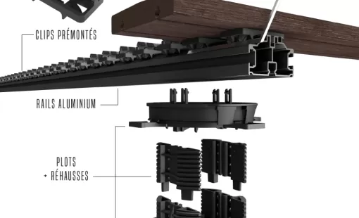 Système de pose Grad fixation invisible